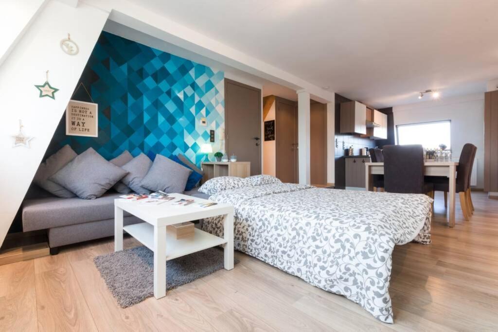 Duplex Appertement Met Zicht Damse Vaart @ Brugge 아파트 외부 사진